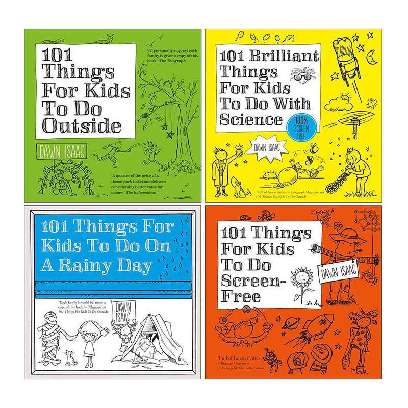 101 Brilliant Things For Kids to Do 4 Books Collection Set by Dawn Isaac